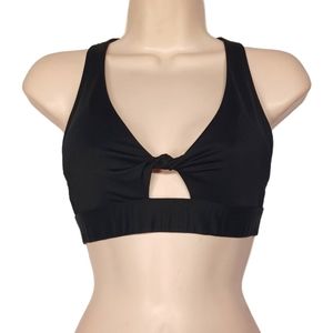 PINK VICTORIA'S SECRET Ultimate Lightly Lined Black Sports Bra Top Small